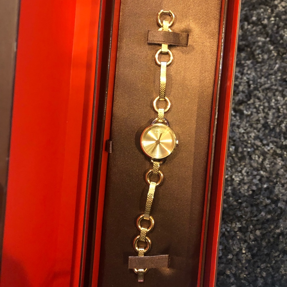 NWT Gold Coach watch